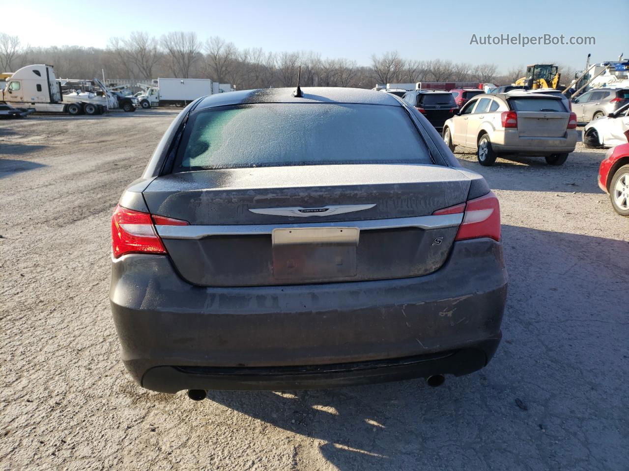 2014 Chrysler 200 Touring Gray vin: 1C3CCBBG8EN192051