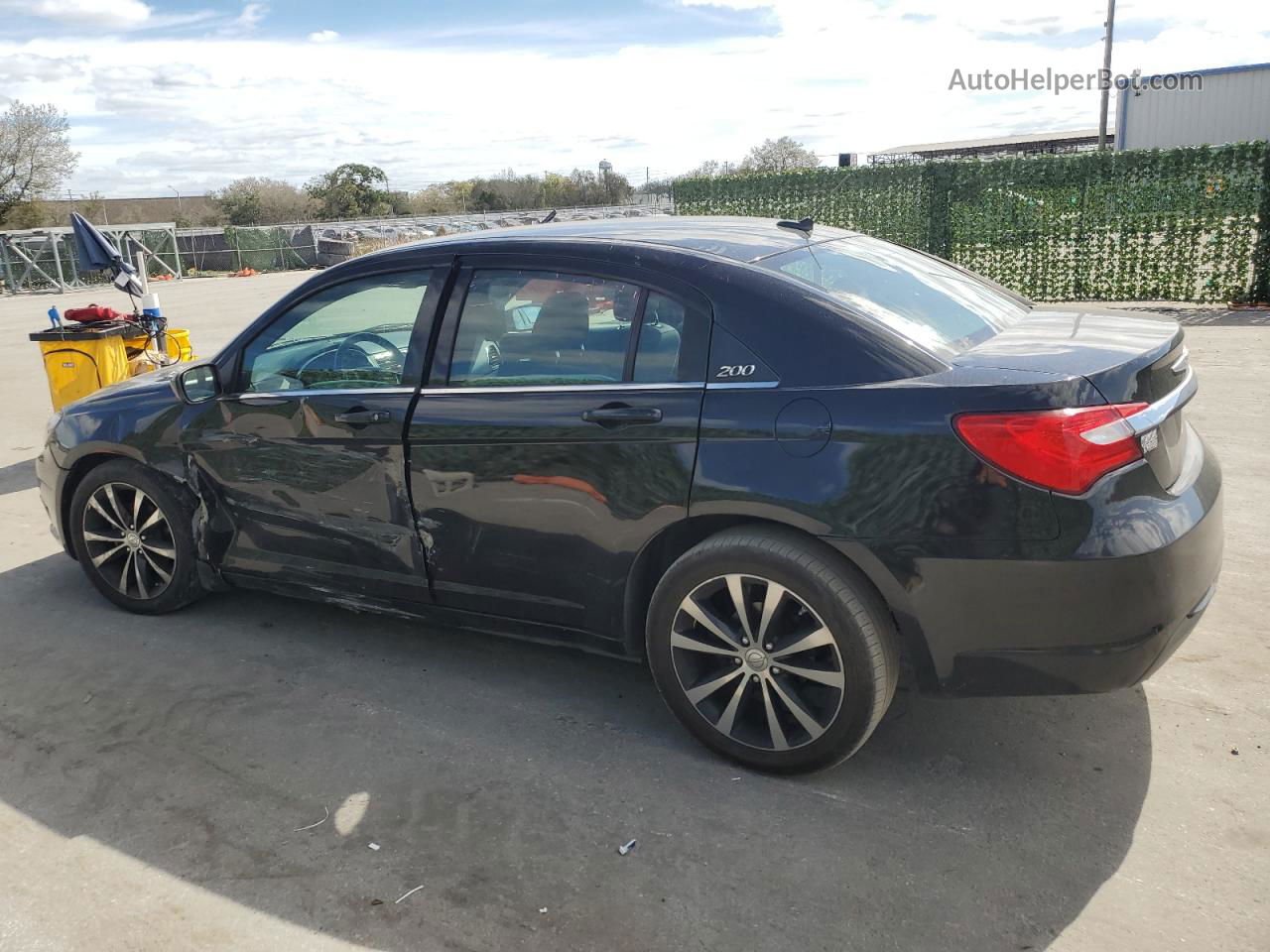 2014 Chrysler 200 Touring Black vin: 1C3CCBBG9EN107220