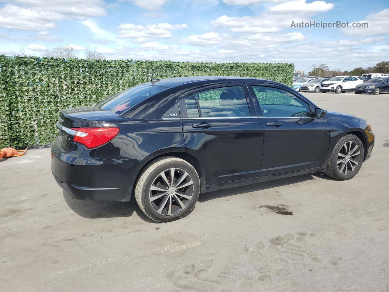 2014 Chrysler 200 Touring Black vin: 1C3CCBBG9EN107220