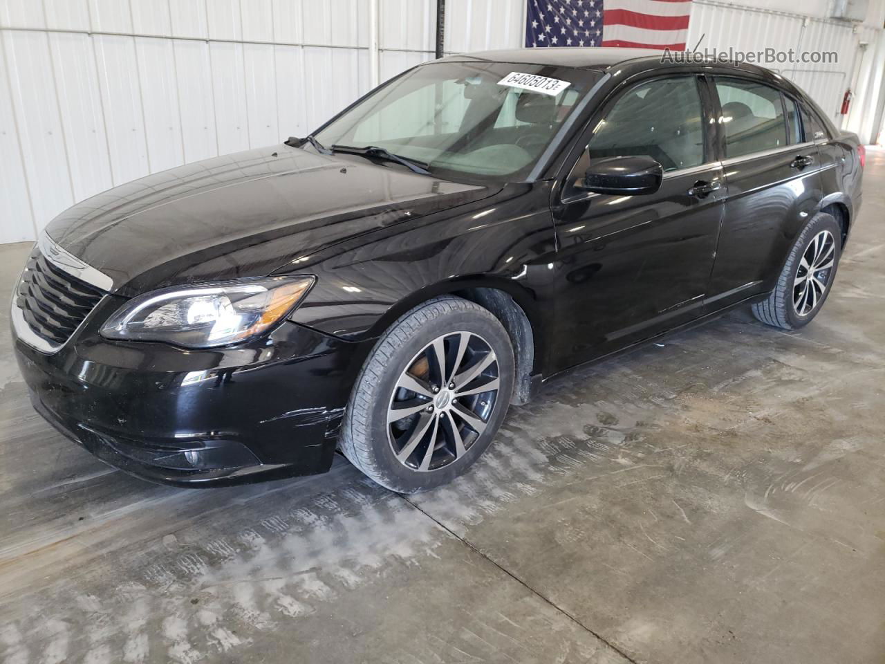 2014 Chrysler 200 Touring Black vin: 1C3CCBBGXEN115553