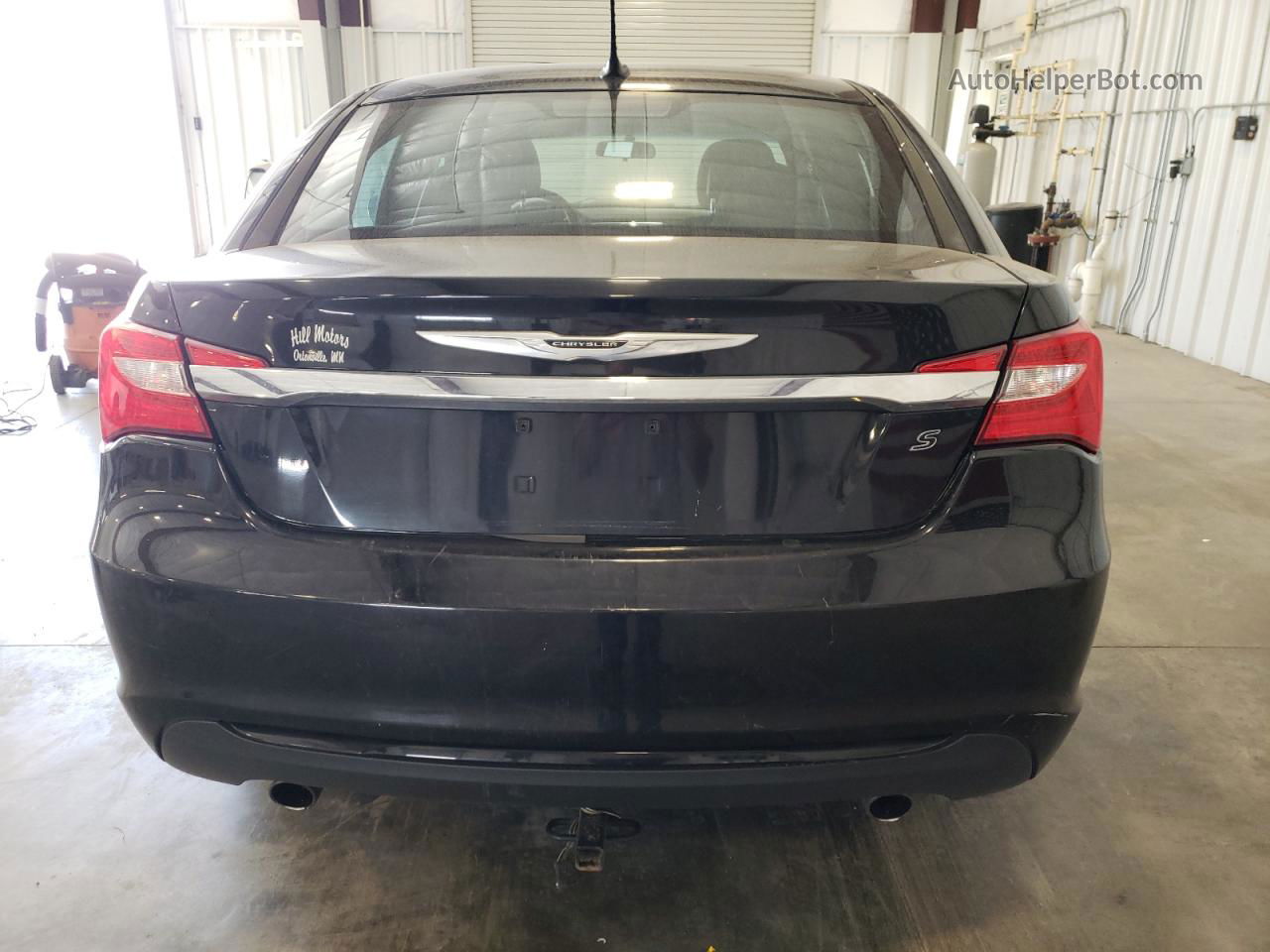 2014 Chrysler 200 Touring Black vin: 1C3CCBBGXEN115553