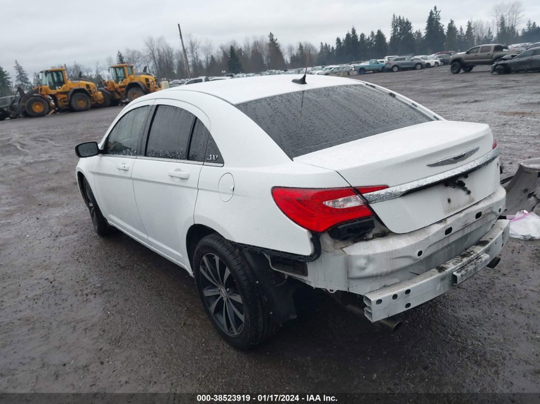 2014 Chrysler 200 Touring White vin: 1C3CCBBGXEN120462