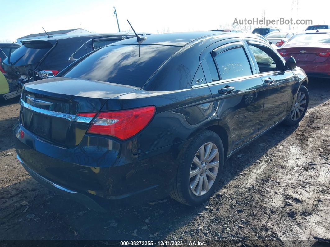 2014 Chrysler 200 Touring Black vin: 1C3CCBBGXEN144700