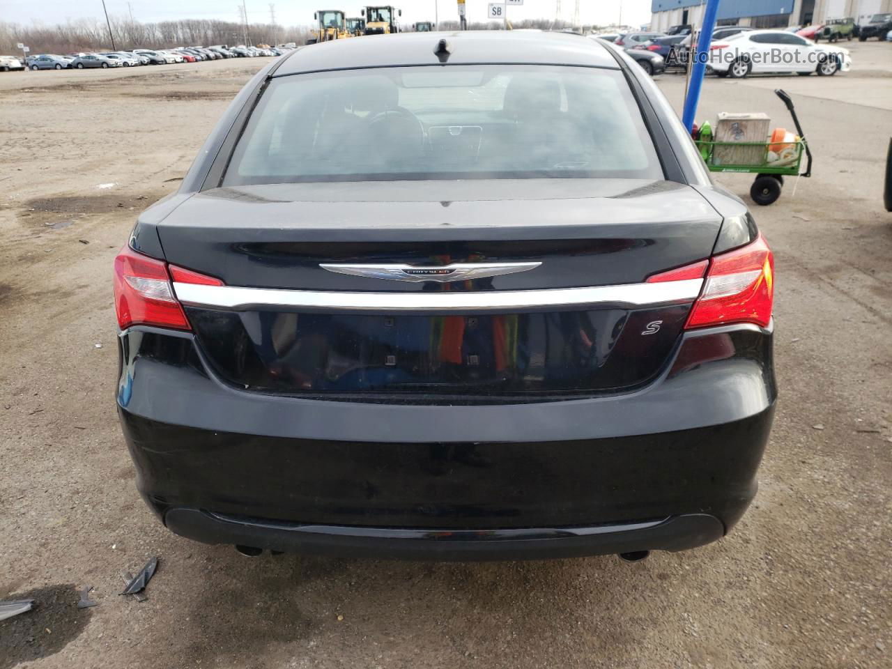 2014 Chrysler 200 Touring Black vin: 1C3CCBBGXEN186686