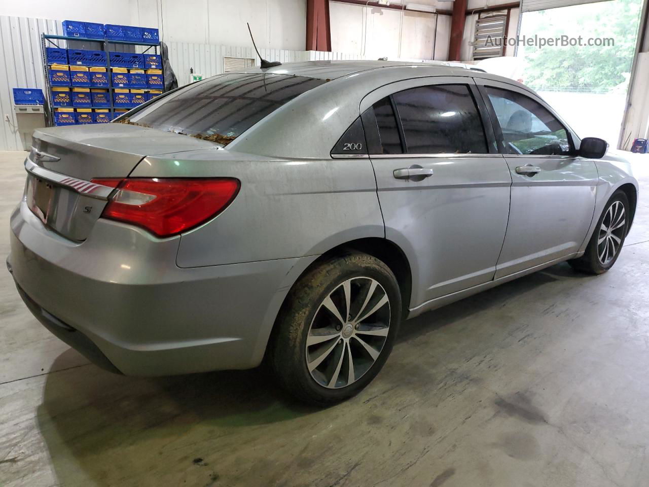 2014 Chrysler 200 Limited Silver vin: 1C3CCBCG0EN103491