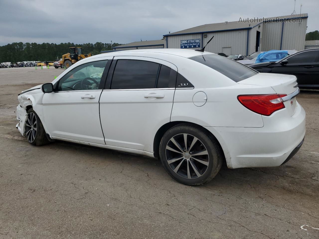 2014 Chrysler 200 Limited White vin: 1C3CCBCG0EN115480