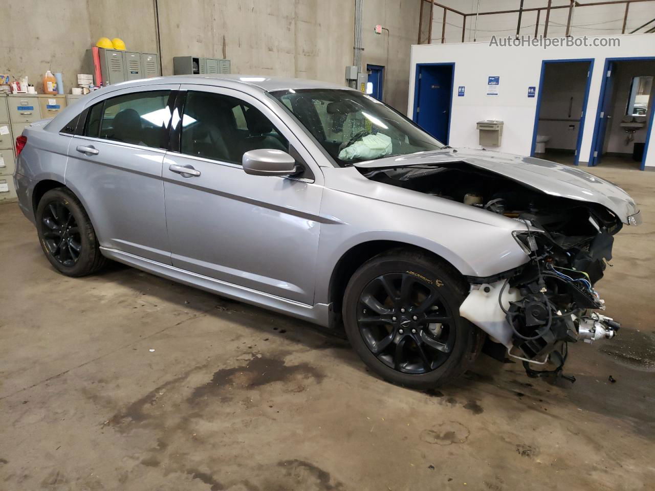 2014 Chrysler 200 Limited Silver vin: 1C3CCBCG0EN163898