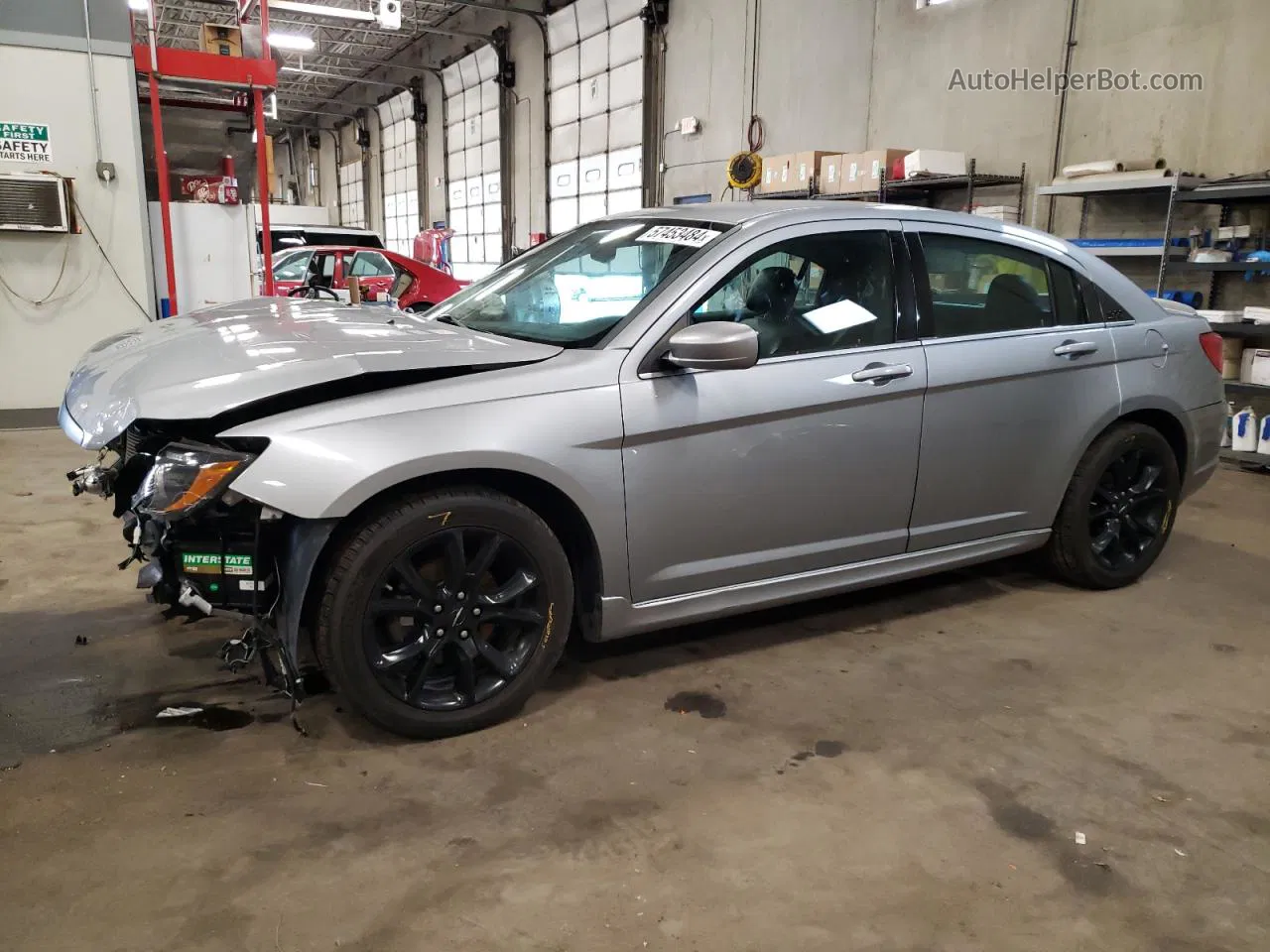 2014 Chrysler 200 Limited Silver vin: 1C3CCBCG0EN163898