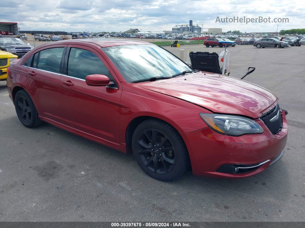 2014 Chrysler 200 Limited Red vin: 1C3CCBCG0EN172729