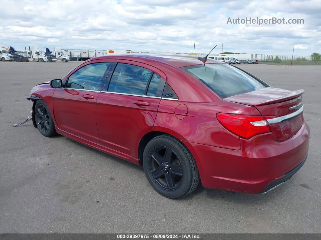 2014 Chrysler 200 Limited Red vin: 1C3CCBCG0EN172729