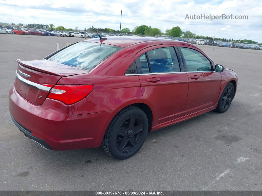 2014 Chrysler 200 Limited Red vin: 1C3CCBCG0EN172729