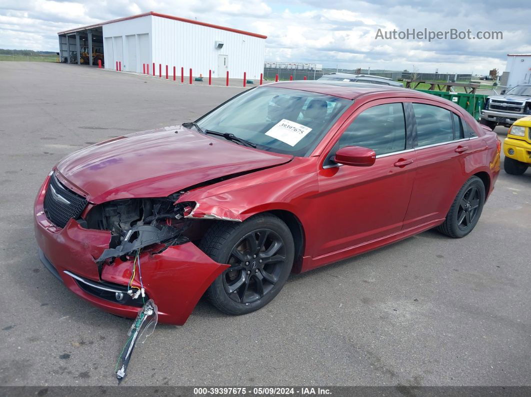 2014 Chrysler 200 Limited Red vin: 1C3CCBCG0EN172729