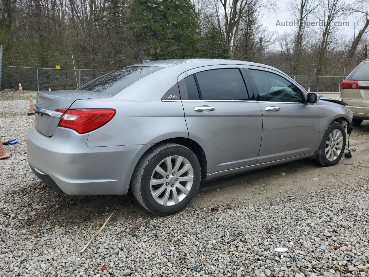 2014 Chrysler 200 Limited Серебряный vin: 1C3CCBCG0EN176649