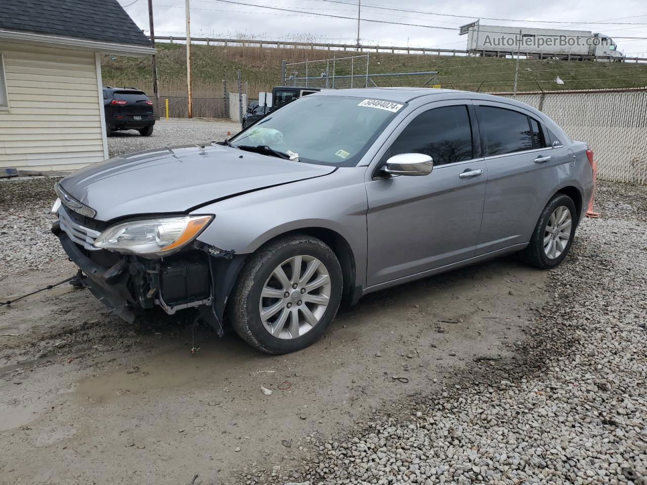 2014 Chrysler 200 Limited Серебряный vin: 1C3CCBCG0EN176649