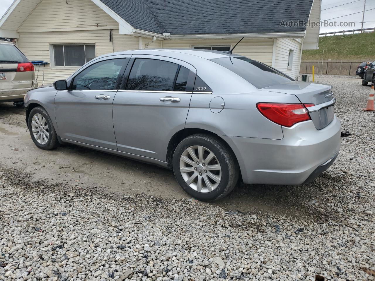 2014 Chrysler 200 Limited Silver vin: 1C3CCBCG0EN176649