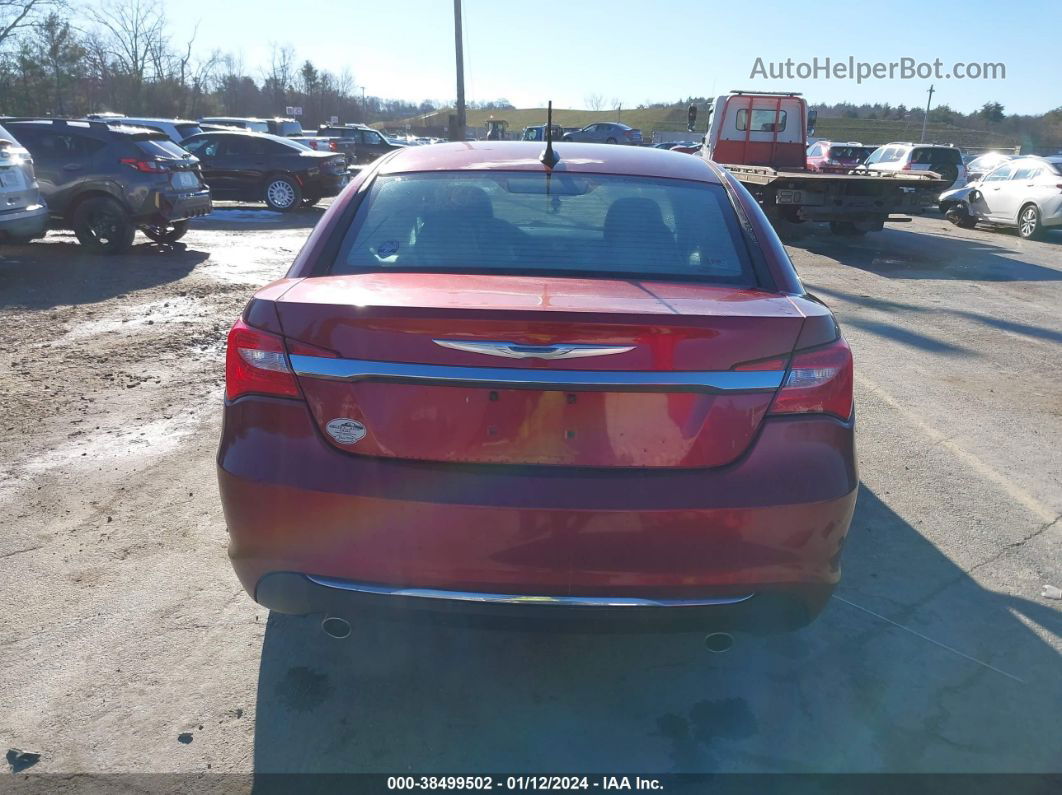 2014 Chrysler 200 Limited Красный vin: 1C3CCBCG1EN151873