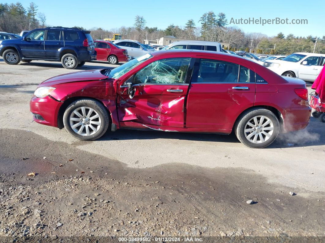 2014 Chrysler 200 Limited Красный vin: 1C3CCBCG1EN151873