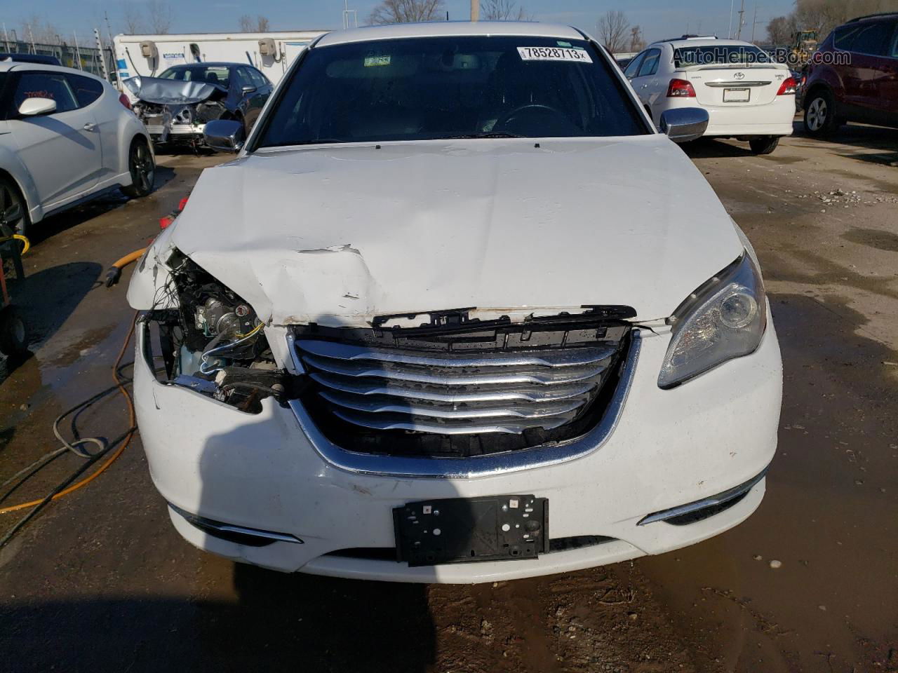 2014 Chrysler 200 Limited Белый vin: 1C3CCBCG1EN159553