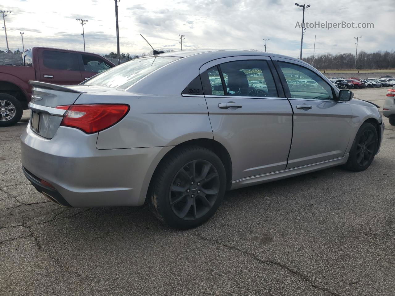 2014 Chrysler 200 Limited Silver vin: 1C3CCBCG1EN164851