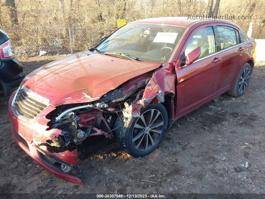 2014 Chrysler 200 Limited Burgundy vin: 1C3CCBCG1EN173047