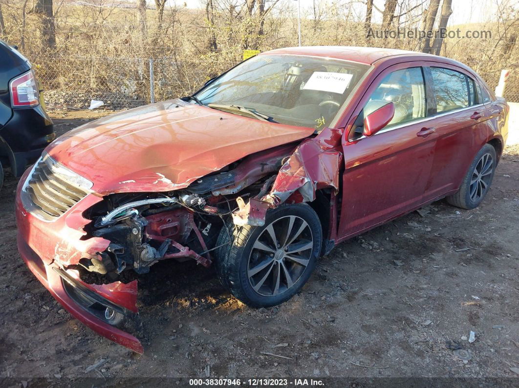 2014 Chrysler 200 Limited Burgundy vin: 1C3CCBCG1EN173047