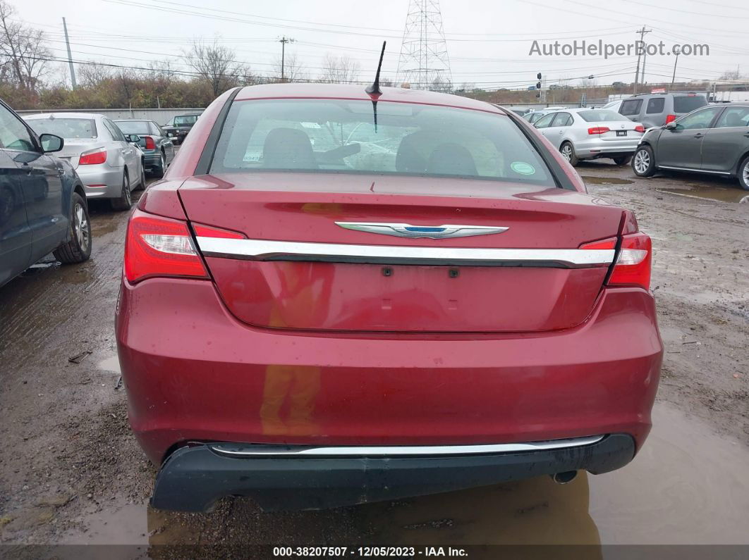 2014 Chrysler 200 Limited Red vin: 1C3CCBCG1EN192276