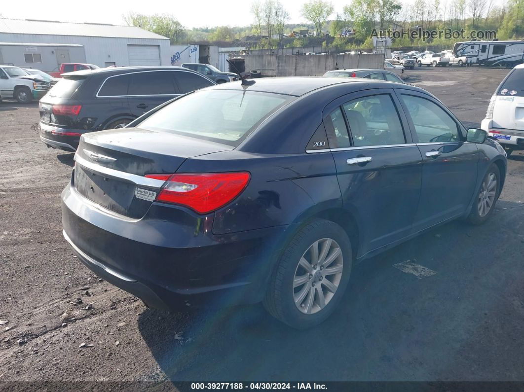 2014 Chrysler 200 Limited Синий vin: 1C3CCBCG1EN198773