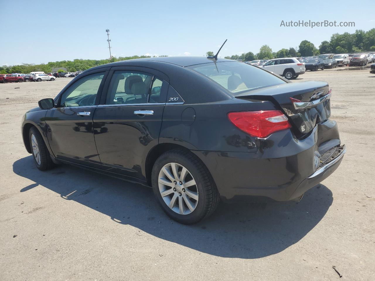 2014 Chrysler 200 Limited Черный vin: 1C3CCBCG2EN125427