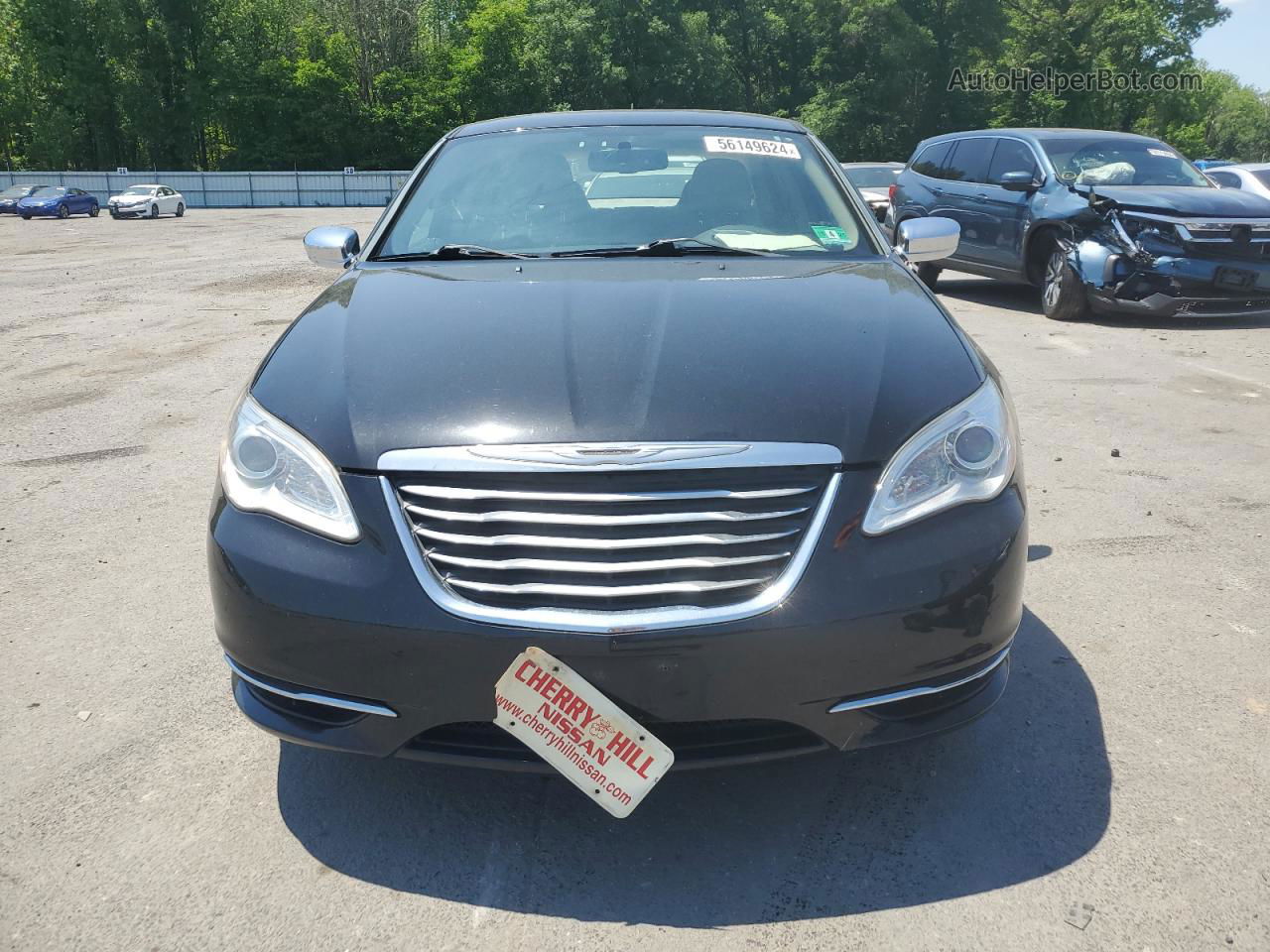 2014 Chrysler 200 Limited Черный vin: 1C3CCBCG2EN125427