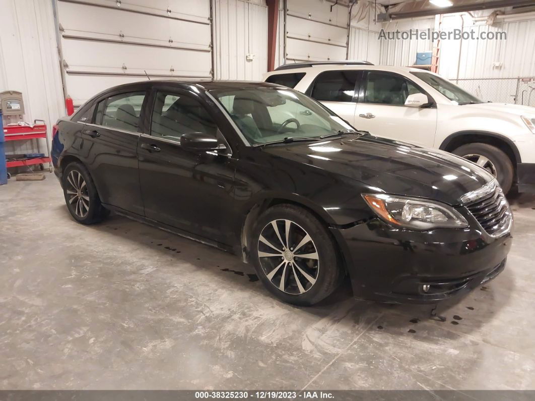 2014 Chrysler 200 Limited Черный vin: 1C3CCBCG2EN135827