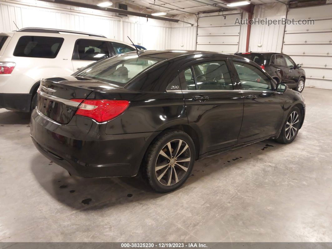 2014 Chrysler 200 Limited Черный vin: 1C3CCBCG2EN135827