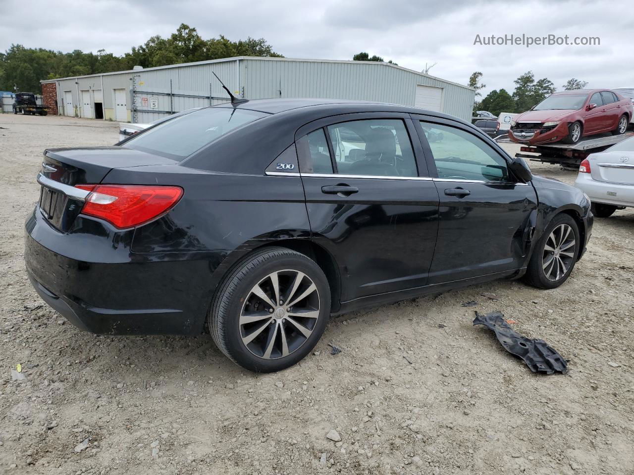 2014 Chrysler 200 Limited Black vin: 1C3CCBCG2EN156399