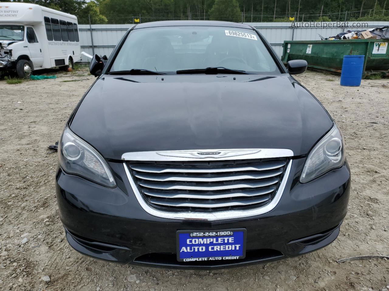 2014 Chrysler 200 Limited Black vin: 1C3CCBCG2EN156399