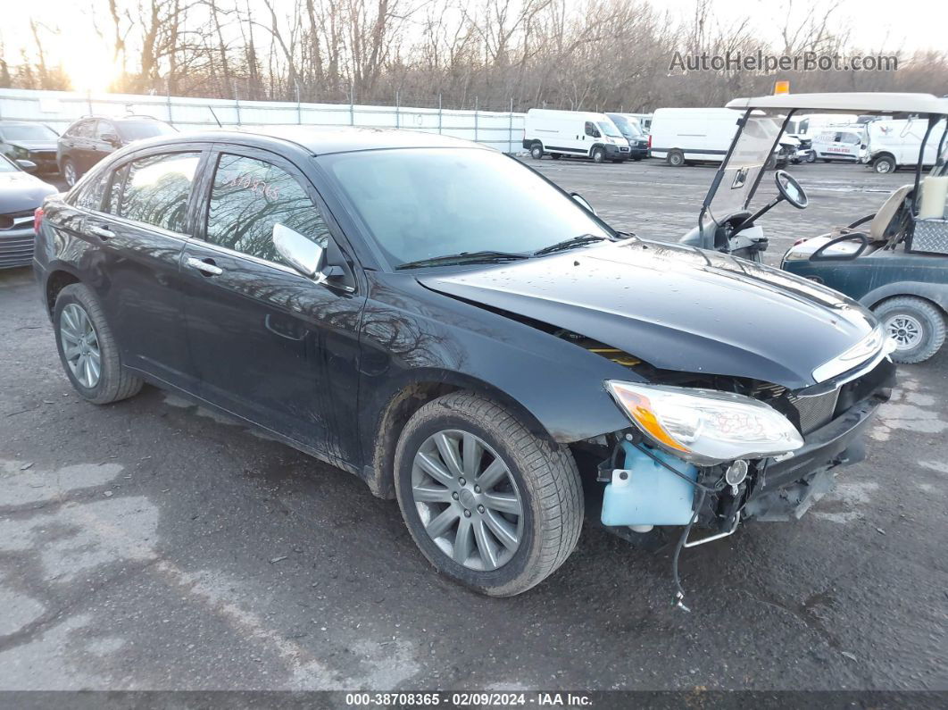 2014 Chrysler 200 Limited Black vin: 1C3CCBCG2EN157214