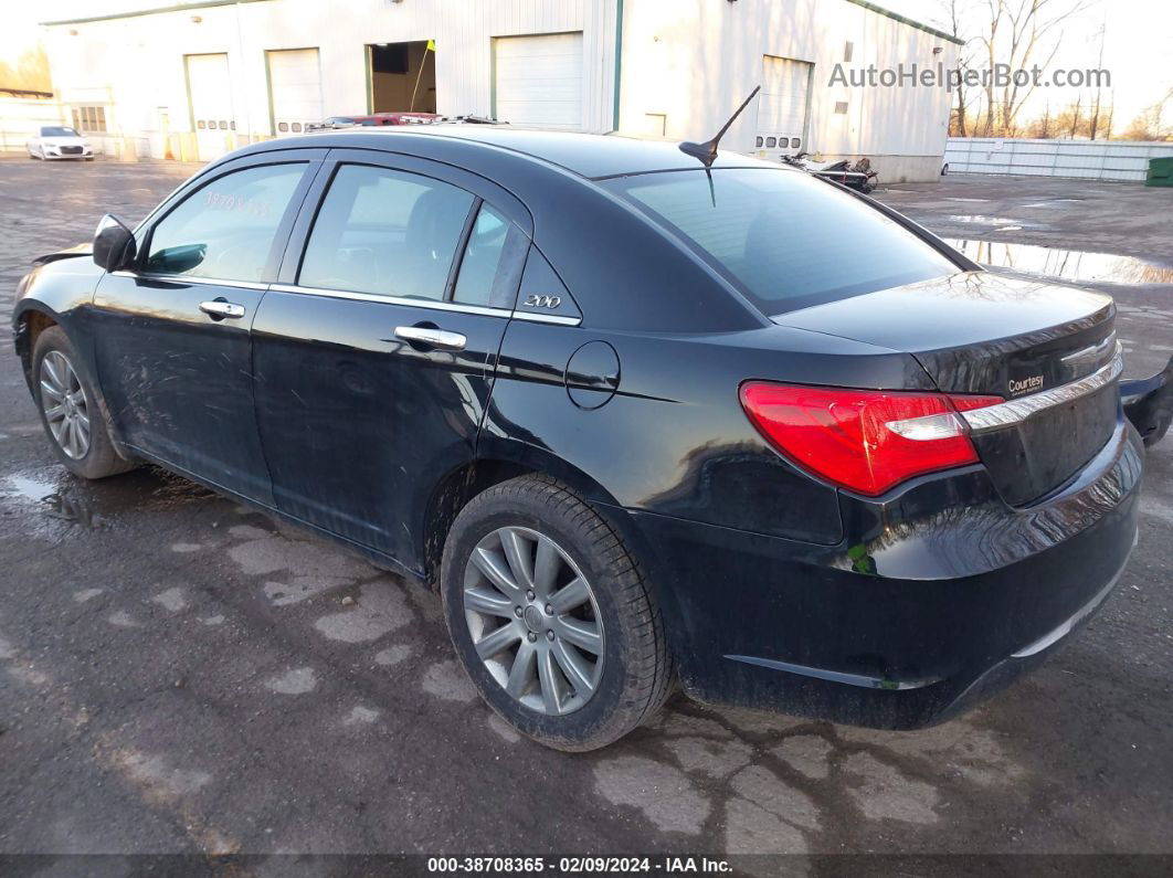 2014 Chrysler 200 Limited Black vin: 1C3CCBCG2EN157214