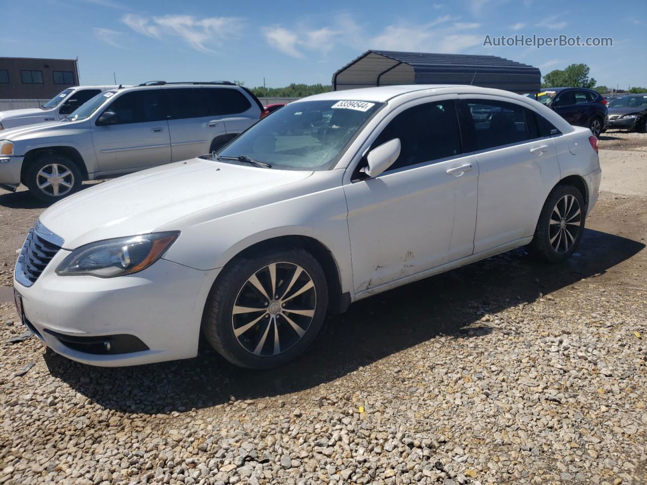 2014 Chrysler 200 Limited Белый vin: 1C3CCBCG2EN157617