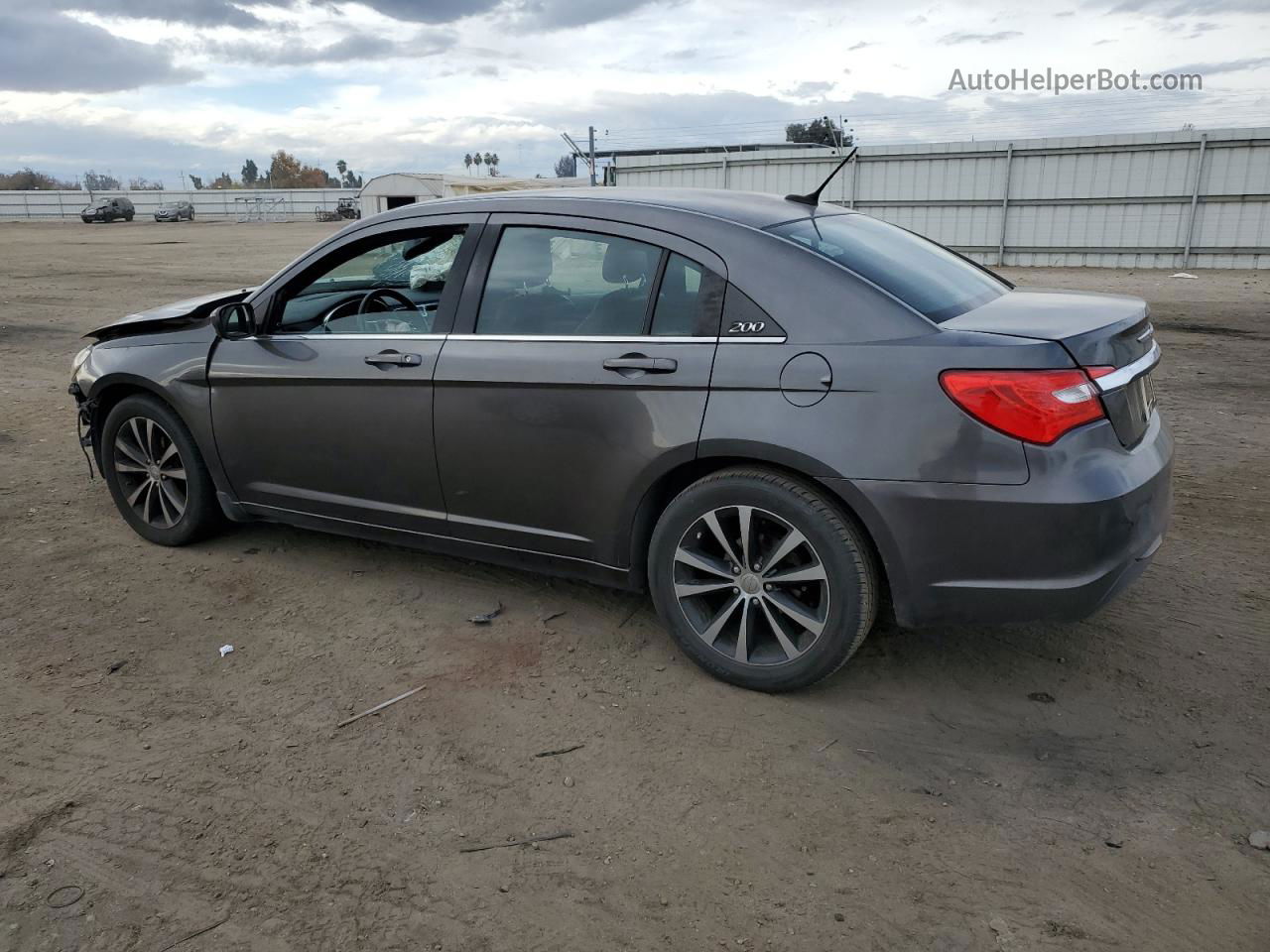 2014 Chrysler 200 Limited Gray vin: 1C3CCBCG2EN186700