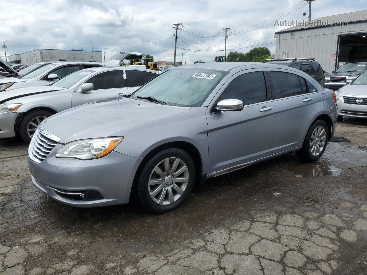 2014 Chrysler 200 Limited Silver vin: 1C3CCBCG2EN198183