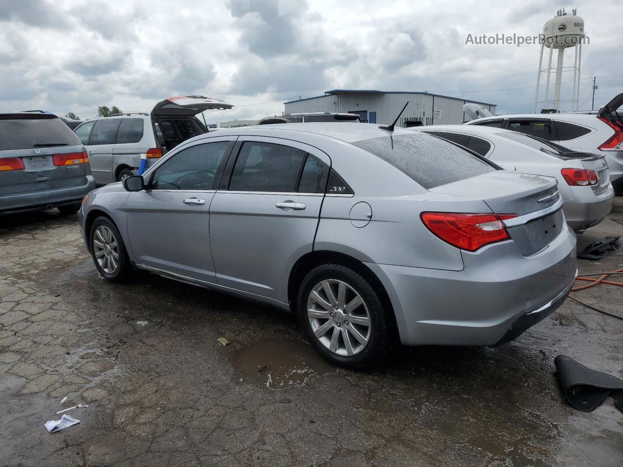 2014 Chrysler 200 Limited Серебряный vin: 1C3CCBCG2EN198183