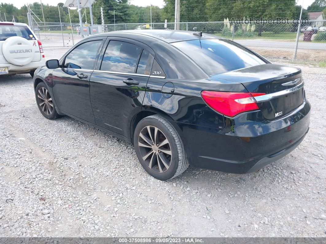 2014 Chrysler 200 Limited Black vin: 1C3CCBCG3EN103467