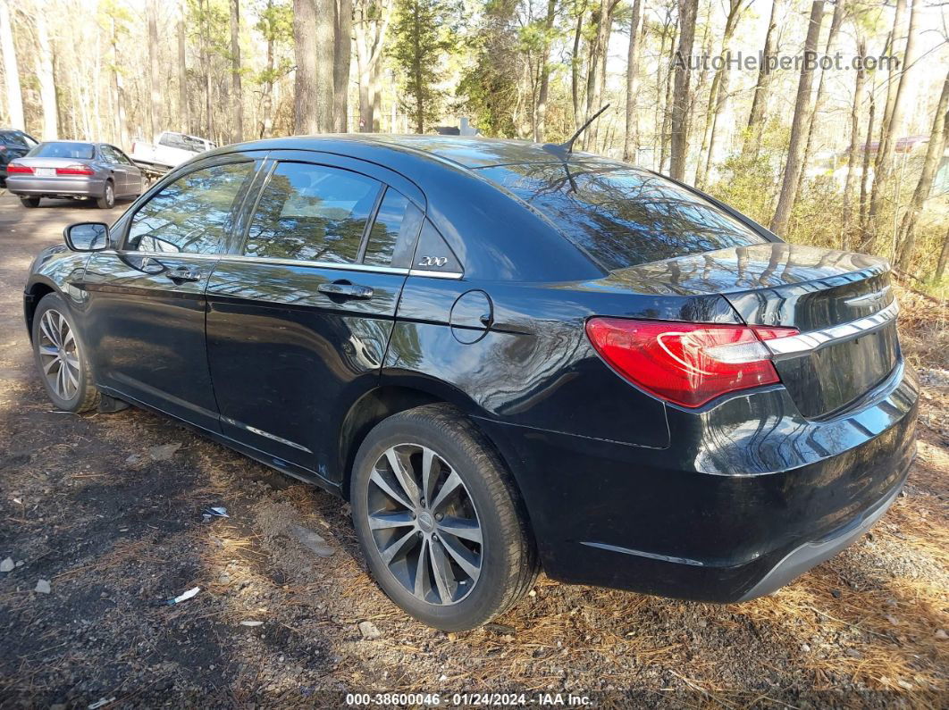 2014 Chrysler 200 Limited Black vin: 1C3CCBCG3EN135366