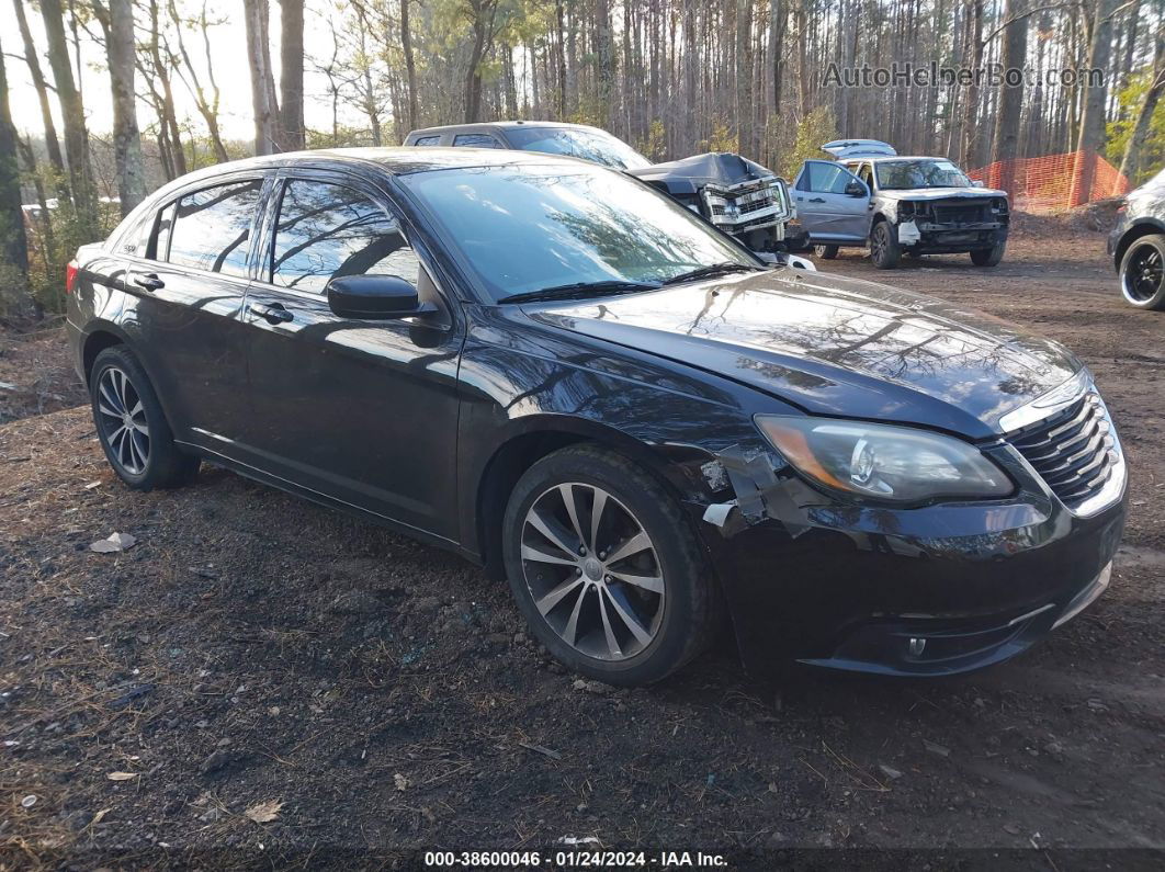 2014 Chrysler 200 Limited Black vin: 1C3CCBCG3EN135366