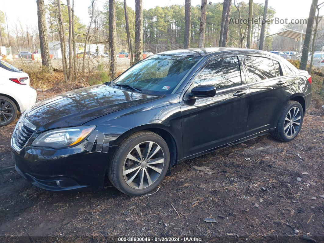 2014 Chrysler 200 Limited Black vin: 1C3CCBCG3EN135366