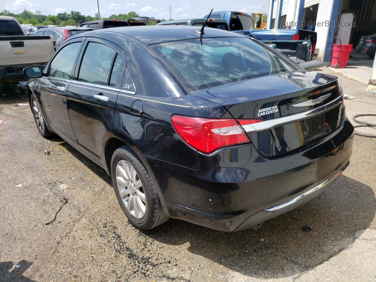 2014 Chrysler 200 Limited Черный vin: 1C3CCBCG3EN157223