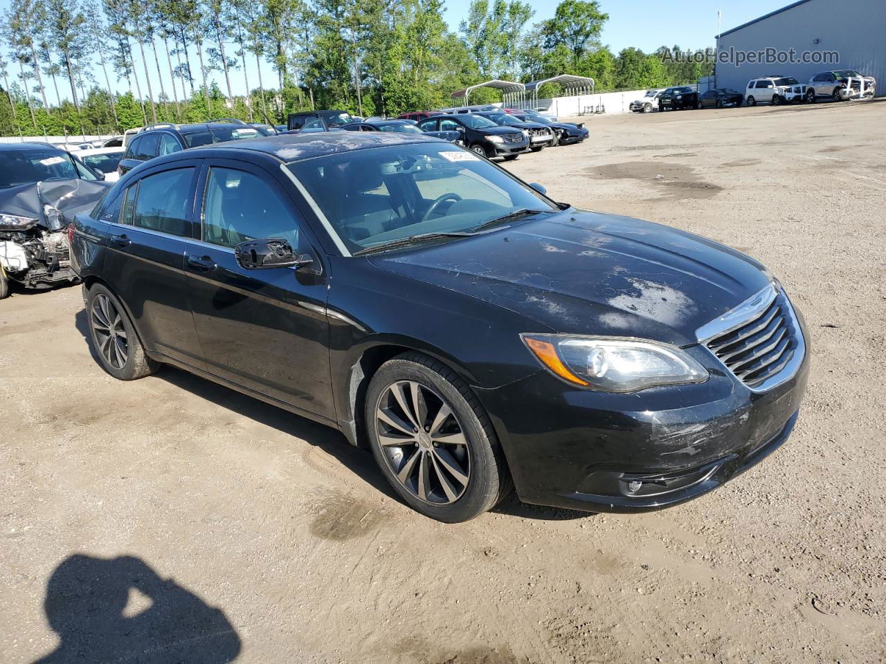 2014 Chrysler 200 Limited Black vin: 1C3CCBCG3EN158503