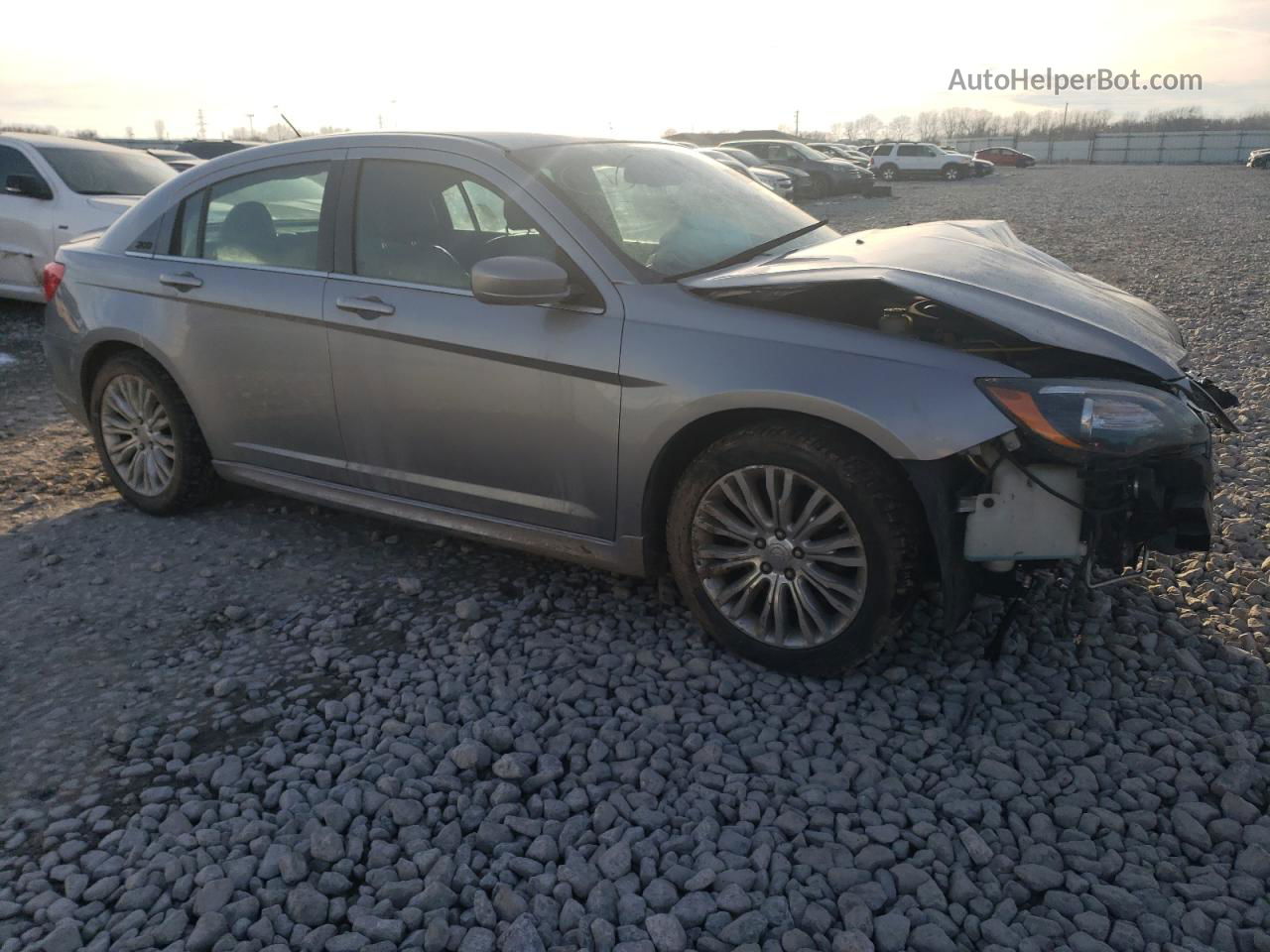 2014 Chrysler 200 Limited Silver vin: 1C3CCBCG3EN164642