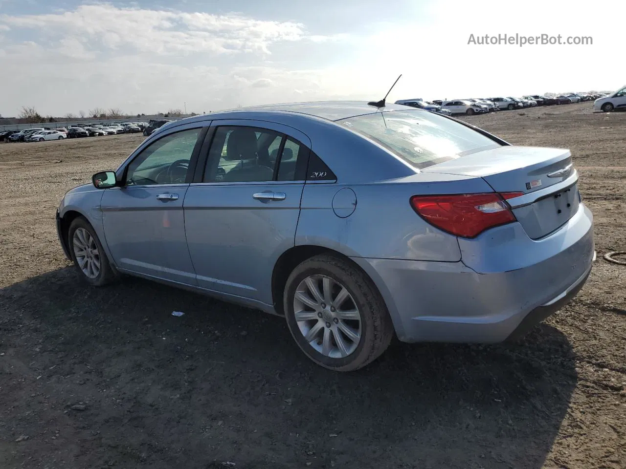 2014 Chrysler 200 Limited Blue vin: 1C3CCBCG3EN178976