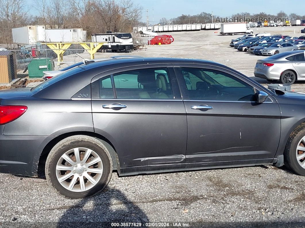 2014 Chrysler 200 Limited Gray vin: 1C3CCBCG3EN192893