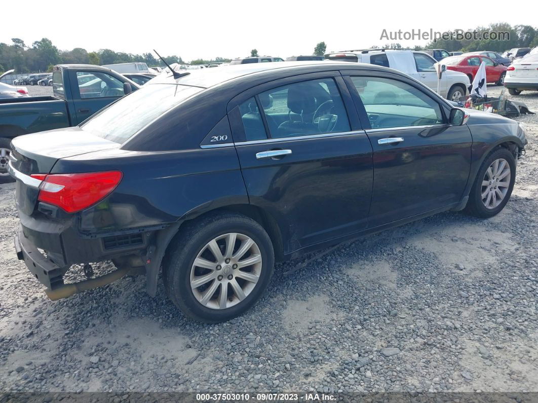 2014 Chrysler 200 Limited Black vin: 1C3CCBCG4EN135912