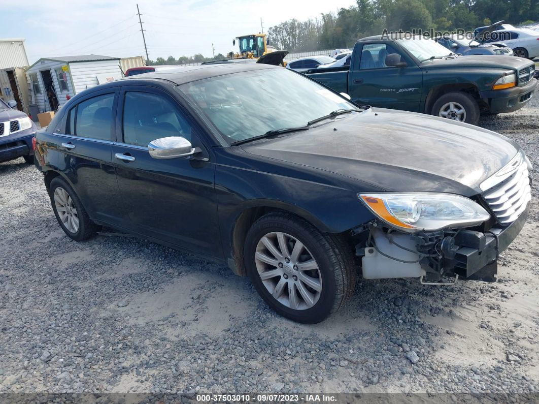 2014 Chrysler 200 Limited Black vin: 1C3CCBCG4EN135912